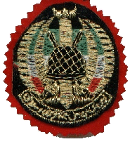 This image displays a military insignia . Copyrighting combatant identification and/or rank insignia violates international law; hence this image can not be copyrighted. This applies worldwide. Note that the use of such symbols is restricted in many countries independently of the copyright status. Please respect the law!