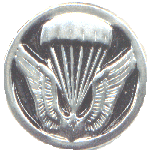 This image displays a military insignia . Copyrighting combatant identification and/or rank insignia violates international law; hence this image can not be copyrighted. This applies worldwide. Note that the use of such symbols is restricted in many countries independently of the copyright status. Please respect the law!