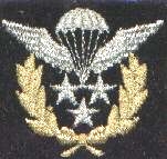 This image displays a military insignia . Copyrighting combatant identification and/or rank insignia violates international law; hence this image can not be copyrighted. This applies worldwide. Note that the use of such symbols is restricted in many countries independently of the copyright status. Please respect the law!