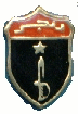 This image displays a military insignia . Copyrighting combatant identification and/or rank insignia violates international law; hence this image can not be copyrighted. This applies worldwide. Note that the use of such symbols is restricted in many countries independently of the copyright status. Please respect the law!