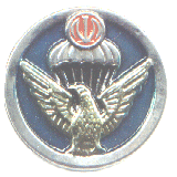 This image displays a military insignia . Copyrighting combatant identification and/or rank insignia violates international law; hence this image can not be copyrighted. This applies worldwide. Note that the use of such symbols is restricted in many countries independently of the copyright status. Please respect the law!