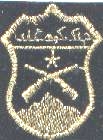 This image displays a military insignia . Copyrighting combatant identification and/or rank insignia violates international law; hence this image can not be copyrighted. This applies worldwide. Note that the use of such symbols is restricted in many countries independently of the copyright status. Please respect the law!